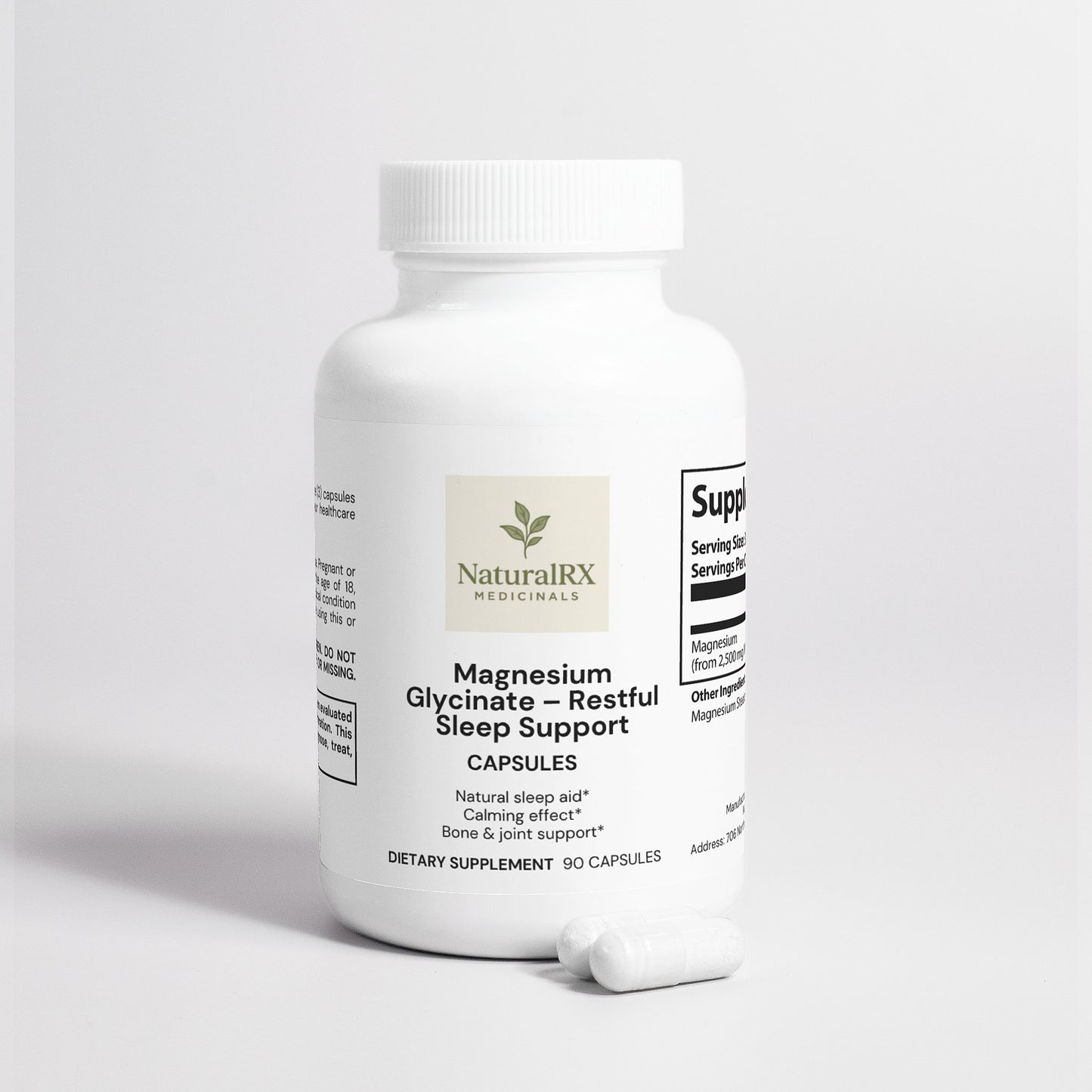 Magnesium Glycinate – Restful Sleep Support